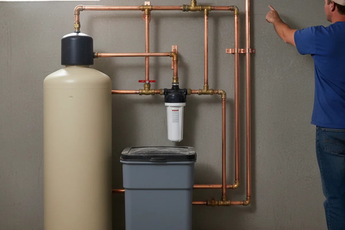 Whole-house water treatment system installed in Brooklyn